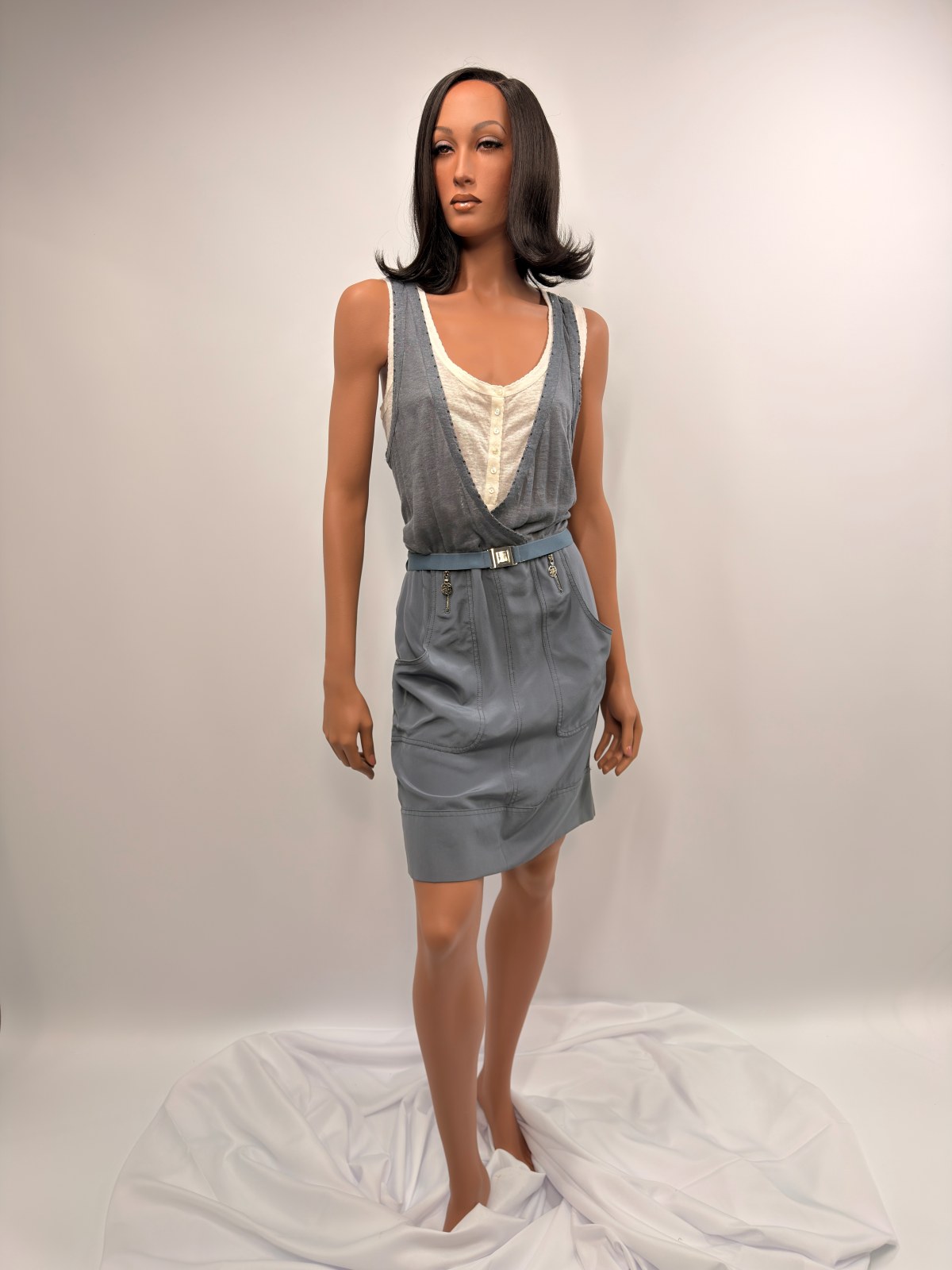 VDP — Blue & White dress