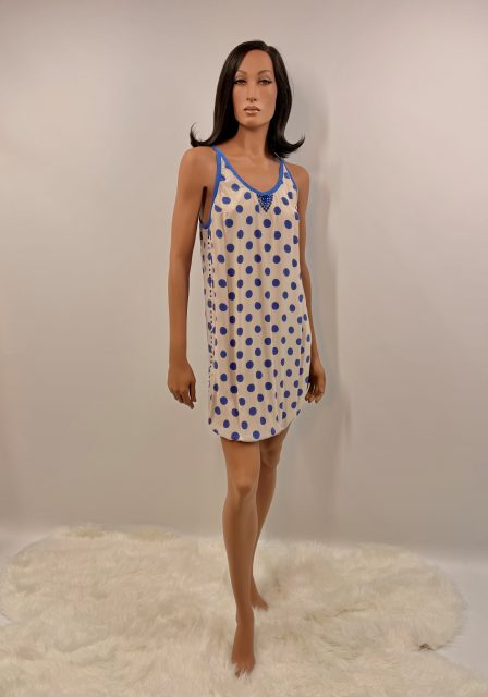 VDP — Blue Polk Dress